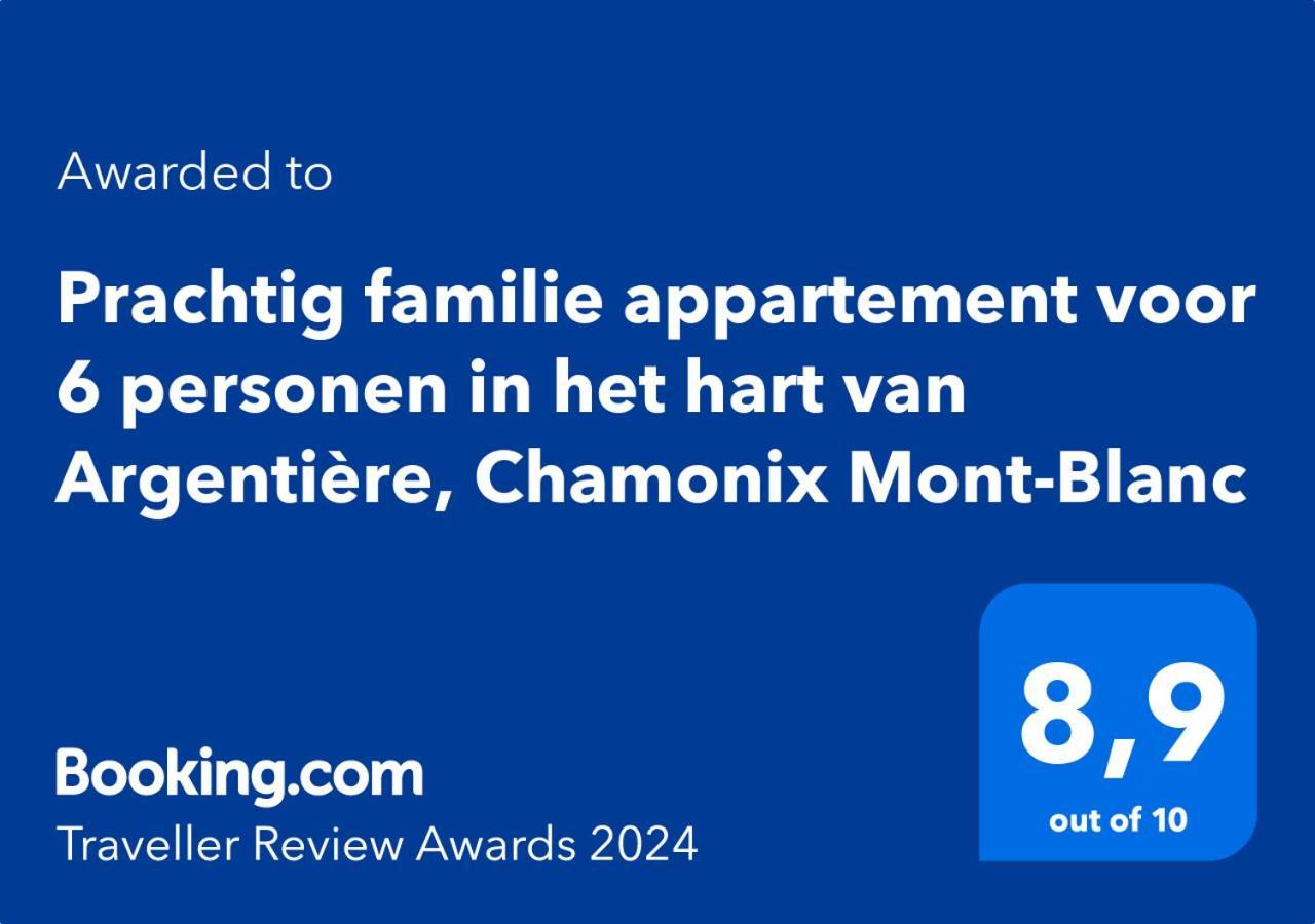 Prachtig Familie Appartement Voor 6 Personen In Het Hart Van Argentiere, Chamonix Mont-Blanc エクステリア 写真